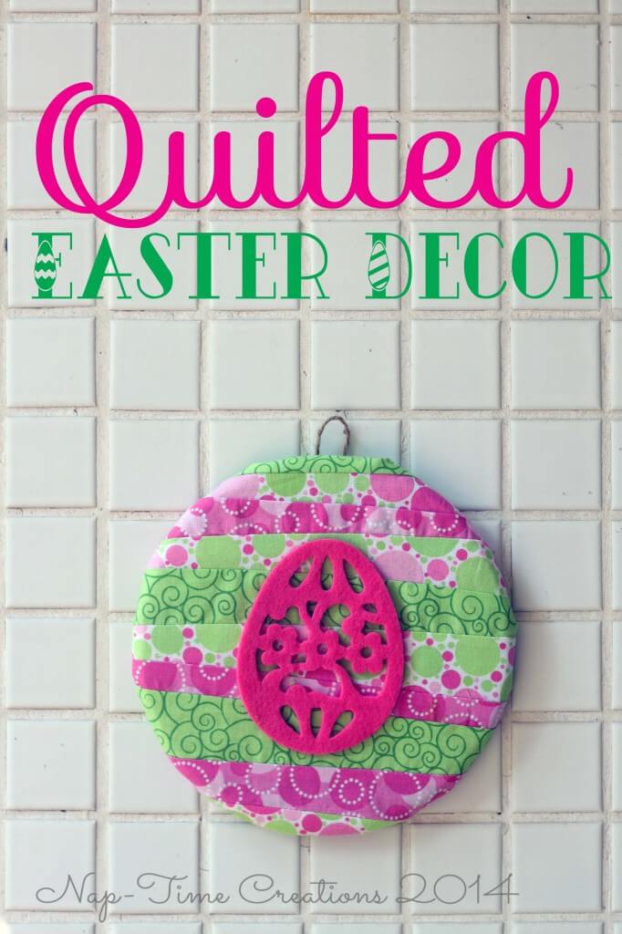 Quilted Easter decor