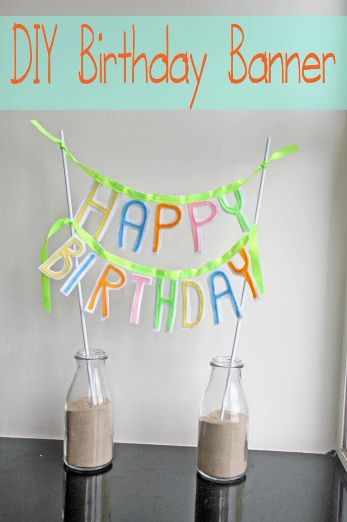 DIY Happy Birthday Banner