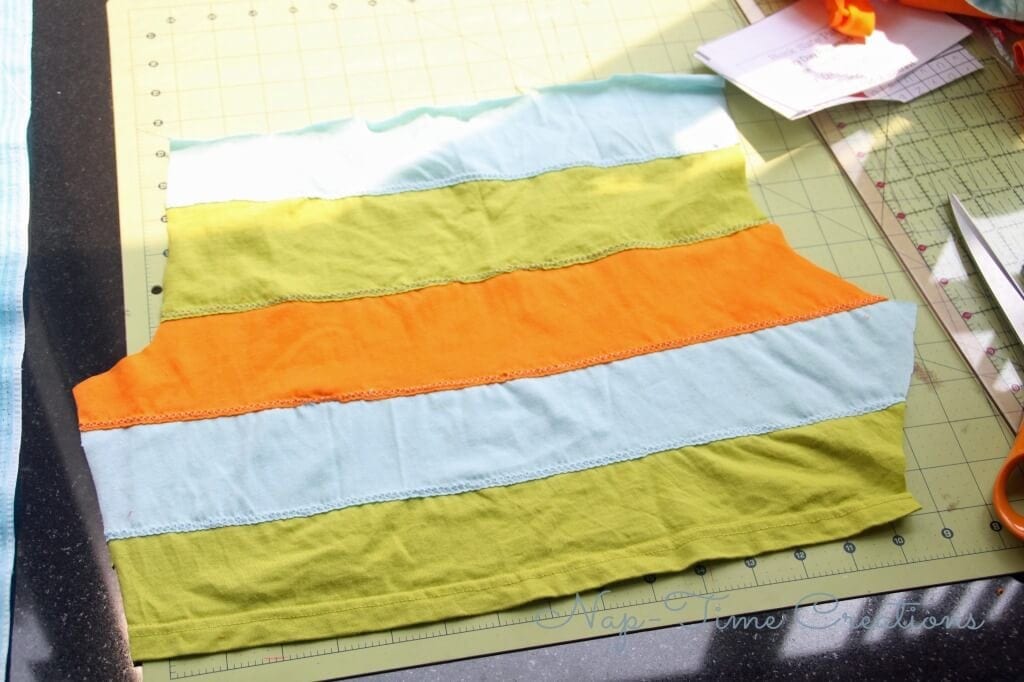 DIY Striped Fabric