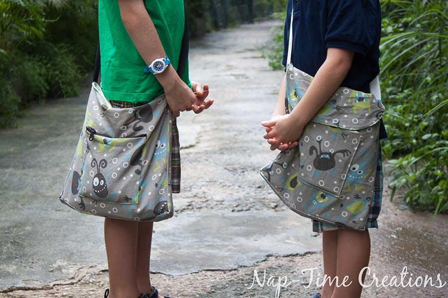 Boys Messenger Bag Pattern and Tutorial - Nap-time Creations