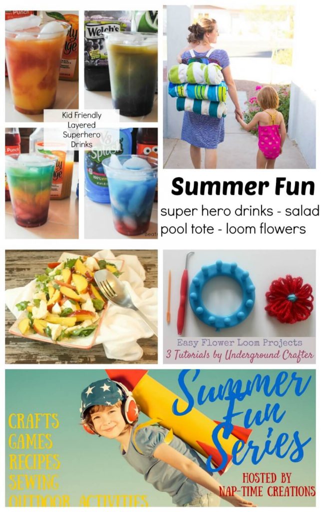 Kids Friendly Layered Superhero Drinks and Summer Fun