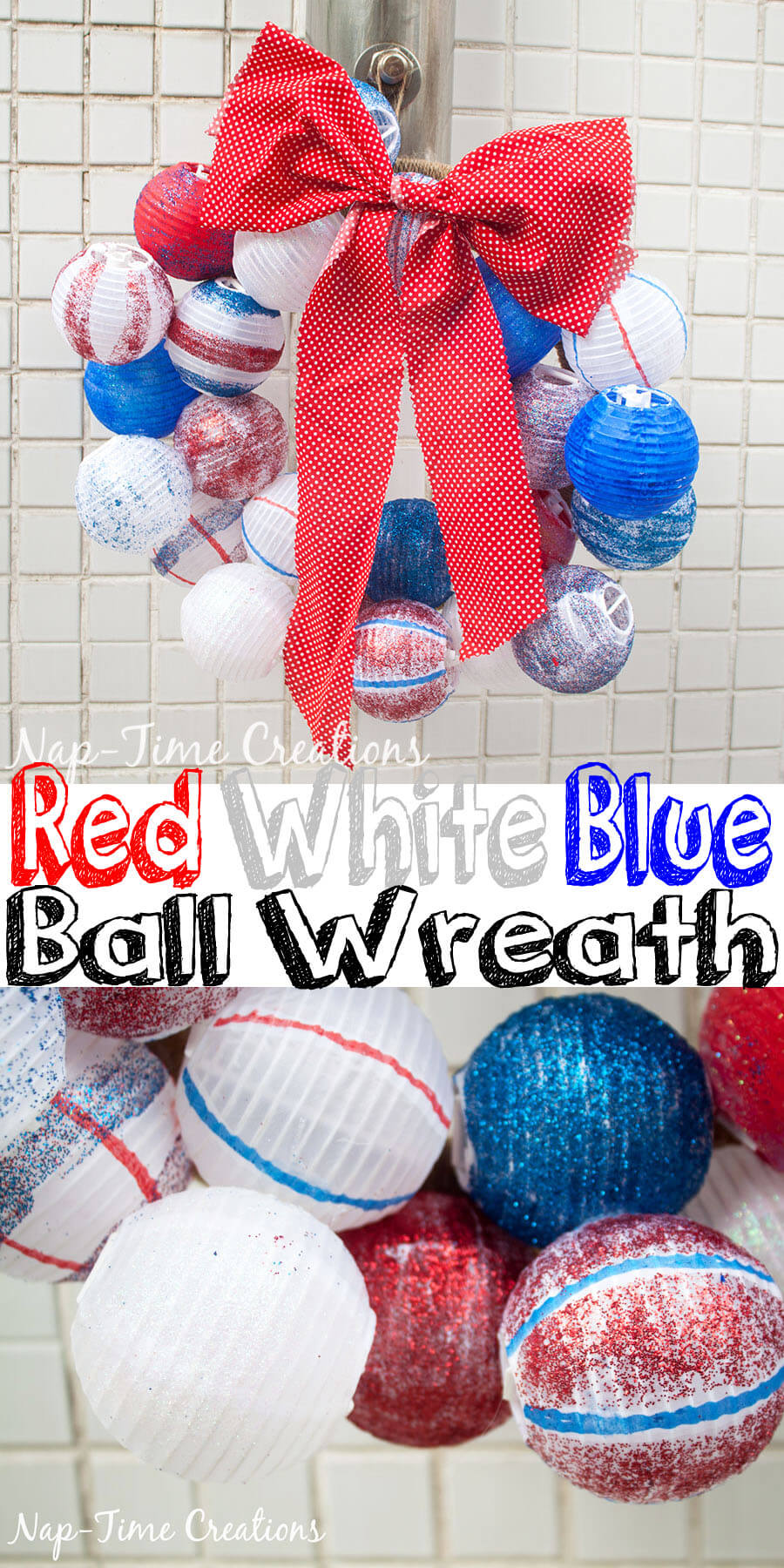 red-white-and-blue-ball-wreath-DIY-from-Nap-Time-Creations-for-Sugar-Bee-Crafts